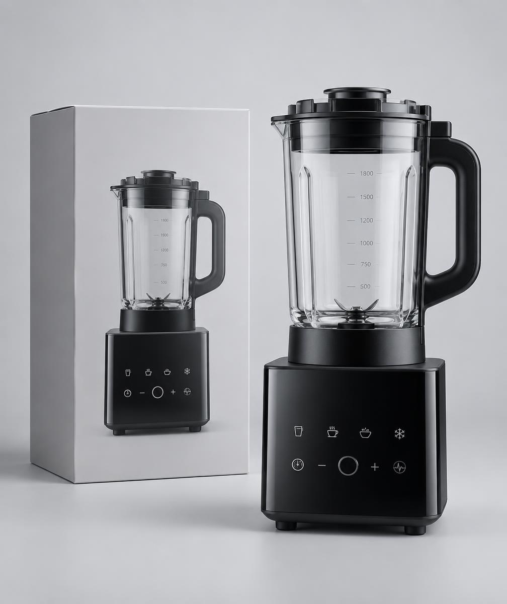 SmartBlender riscaldante con caraffa trasparente e comandi touch